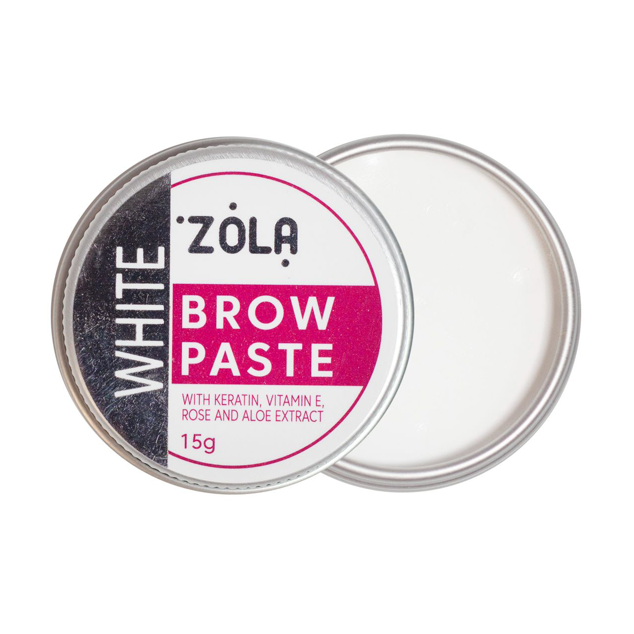 Контурна паста для брів Zola Brow Paste Біла, 15 г