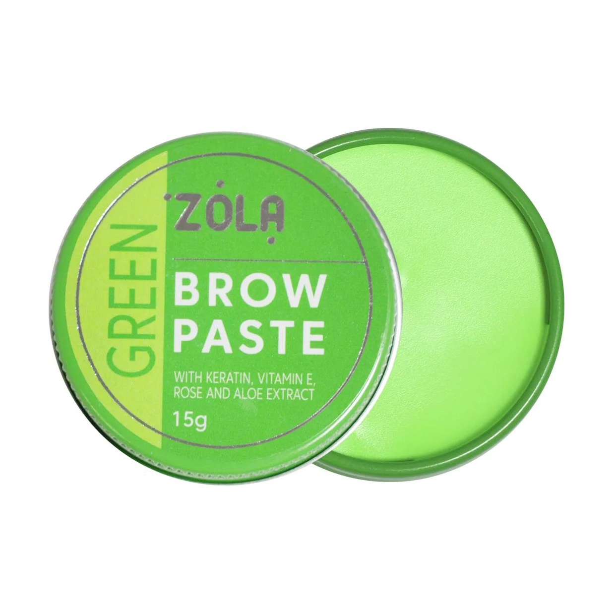 Контурна паста для брів Zola Brow Paste Зелена, 15 г